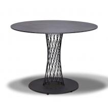  "Диего" обеденный стол из HPL круглый Ø100см, цвет "серый гранит", фото 1 