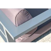  "Гранада" кресло алюминиевое, цвет серый, ткань Savana Graffit, фото 7 