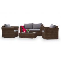  "Капучино" диван из искусственного ротанга двухместный, цвет коричневый, фото 4 