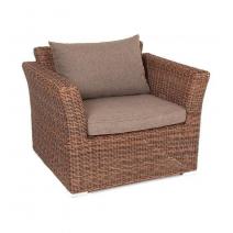  "Капучино" кресло из искусственного ротанга, цвет коричневый, фото 3 