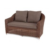  "Кон Панна" диван из искусственного ротанга двухместный, цвет коричневый, фото 1 