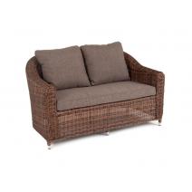  "Кон Панна" диван из искусственного ротанга двухместный, цвет коричневый, фото 2 