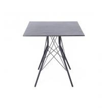  "Конте" интерьерный стол из HPL 70x70см, цвет "серый гранит", фото 2 