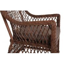  "Латте" плетеное кресло из искусственного ротанга, цвет коричневый, фото 5 