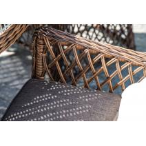  "Латте" плетеное кресло из искусственного ротанга, цвет коричневый, фото 8 