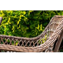  "Латте" плетеное кресло из искусственного ротанга, цвет коричневый, фото 10 