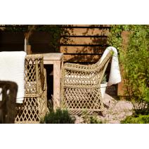  "Латте" плетеное кресло из искусственного ротанга, цвет соломенный, фото 14 