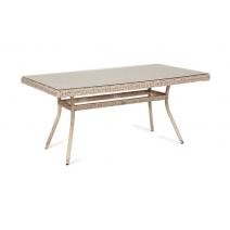  "Латте" плетеный стол из искусственного ротанга 160х90см, цвет бежевый, фото 2 