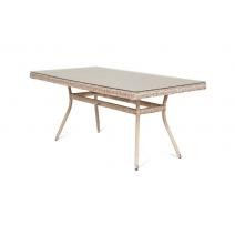  "Латте" плетеный стол из искусственного ротанга 160х90см, цвет бежевый, фото 4 