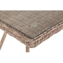  "Латте" плетеный стол из искусственного ротанга 160х90см, цвет бежевый, фото 7 