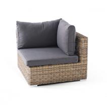  "Лунго" модуль диванный угловой с подушками, цвет соломенный, фото 3 