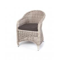  "Равенна" плетеное кресло из искусственного ротанга, цвет бежевый, фото 2 