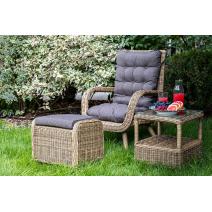  "Толедо" кресло плетеное с подушками, цвет соломенный, фото 12 