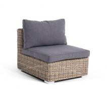  "Лунго" модуль диванный прямой с подушками, цвет соломенный, фото 3 