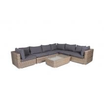  "Лунго" модуль диванный прямой с подушками, цвет соломенный, фото 6 