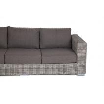  "Боно" диван из искусственного ротанга трехместный, цвет серый, фото 4 