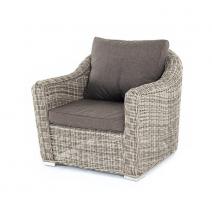  "Фабриция" кресло из искусственного ротанга, цвет серый, фото 1 
