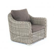  "Фабриция" кресло из искусственного ротанга, цвет серый, фото 3 