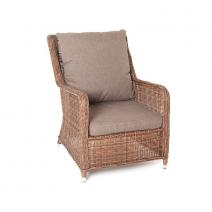  "Гляссе" кресло плетеное из искусственого ротанга, цвет коричневый, фото 3 