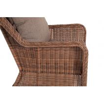  "Гляссе" кресло плетеное из искусственого ротанга, цвет коричневый, фото 4 