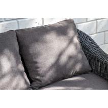  "Кон Панна" диван из искусственного ротанга двухместный, цвет графит, фото 12 