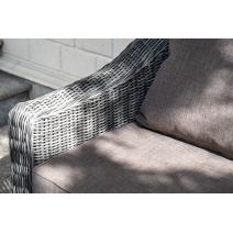  "Кон Панна" диван из искусственного ротанга двухместный, цвет графит, фото 13 
