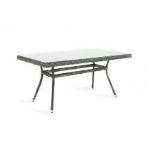  "Латте" плетеный стол из искусственного ротанга 160х90см, цвет графит, фото 2 