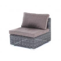  "Лунго" модуль диванный прямой с подушками, цвет графит, фото 1 