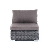  "Лунго" модуль диванный прямой с подушками, цвет графит, фото 2 