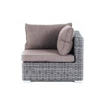  "Лунго" модуль диванный угловой с подушками, цвет графит, фото 2 