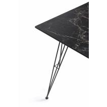  "Руссо" обеденный стол из HPL 150х80см, цвет "черный мрамор", фото 2 