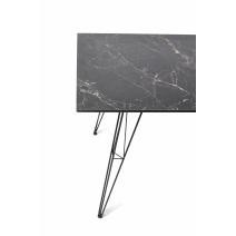  "Руссо" обеденный стол из HPL 150х80см, цвет "черный мрамор", фото 3 