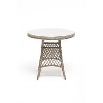  "Эспрессо" плетеный круглый стол, диаметр 80 см, цвет бежевый, фото 2 