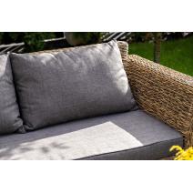  "Капучино" диван из искусственного ротанга (гиацинт) двухместный, цвет соломенный, фото 9 