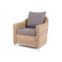  "Кон Панна" кресло из искусственного ротанга (гиацинт), цвет соломенный, фото 3 
