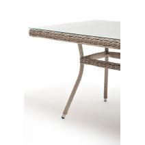 "Латте" плетеный стол из искусственного ротанга 200х90см, цвет бежевый, фото 7 
