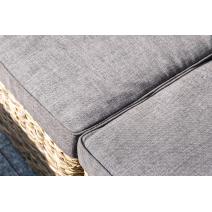  "Лунго" модуль диванный прямой с подушками, цвет соломенный (гиацинт), фото 8 
