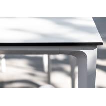  "Малага" обеденный стол из HPL 140х80см, цвет молочный, каркас белый, фото 14 