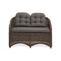  "Равенна" диван двухместный плетенный из ротанга, цвет коричневый, фото 2 