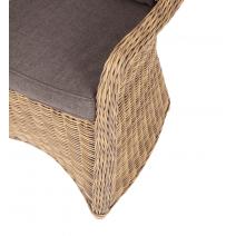 "Равенна" диван двухместный плетенный из ротанга, цвет соломенный, фото 4 
