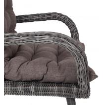  "Толедо" кресло плетеное с подушками, цвет графит, фото 3 