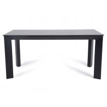  "Венето" обеденный стол из HPL 160х80см, цвет "серый гранит", каркас черный, фото 2 