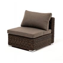  "Лунго" модуль диванный прямой с подушками, цвет коричневый (гиацинт), фото 1 