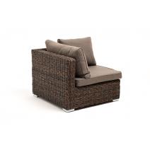  "Лунго" модуль диванный угловой с подушками, цвет коричневый (гиацинт), фото 3 