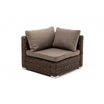  "Лунго" трансформирующийся диван из искусственного ротанга (гиацинт), цвет коричневый, фото 19 