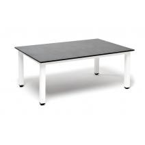  "Канны" журнальный столик из HPL 95х60, H40, каркас белый, цвет столешницы "серый гранит", фото 3 
