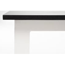  "Канны" журнальный столик из HPL 95х60, H40, каркас белый, цвет столешницы "серый гранит", фото 4 