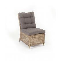  "Бергамо" плетеный центральный модуль дивана, цвет соломенный, фото 3 