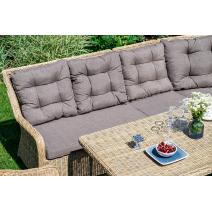  "Бергамо" плетеный центральный модуль дивана, цвет соломенный, фото 12 