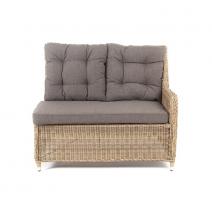  "Бергамо" плетеный левый модуль дивана, цвет соломенный, фото 2 